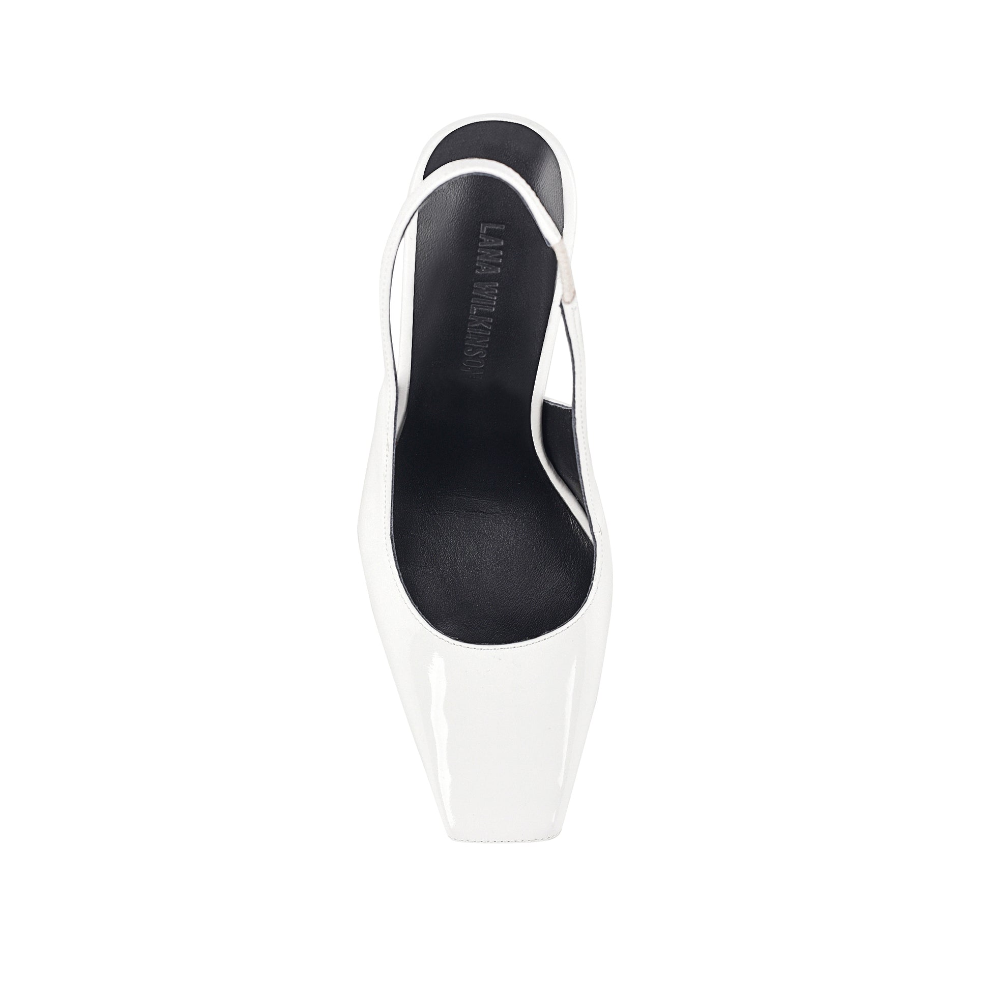 Priscilla Pump White Patent Leather - Lana Wilkinson