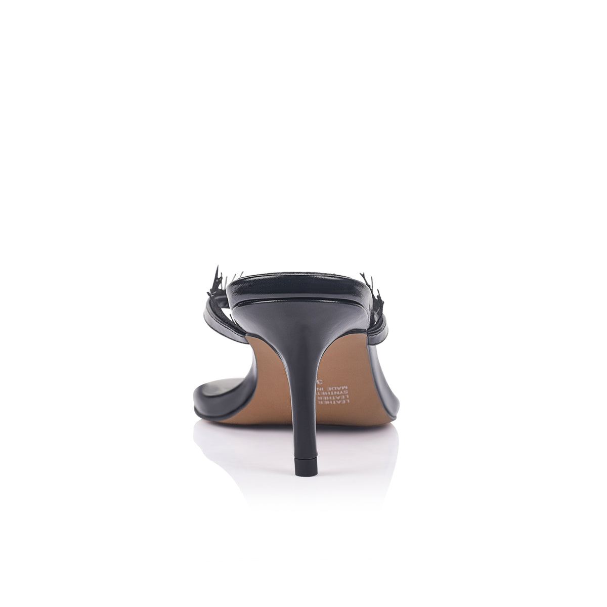 Grace Sandal Black Leather - Lana Wilkinson