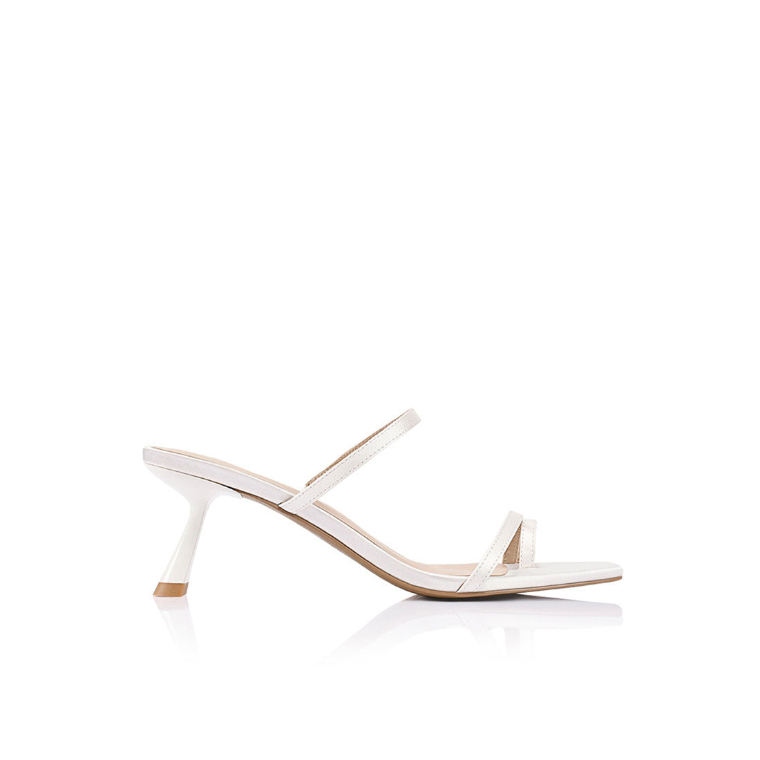 Lana Wilkinson - Torrance Sandal White Satin