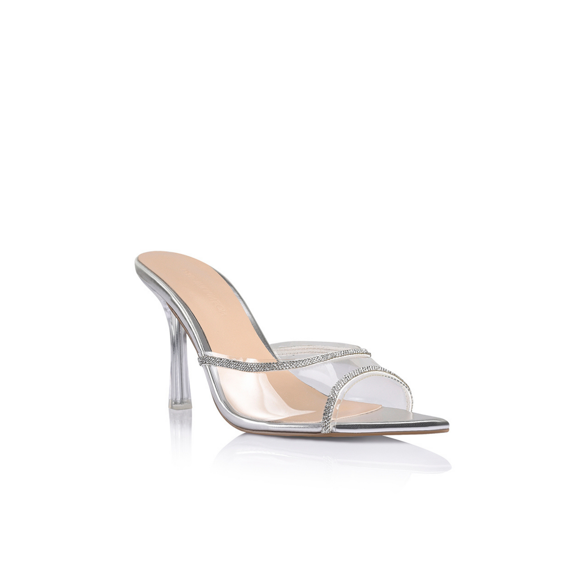 Clear heel sandals zara sales