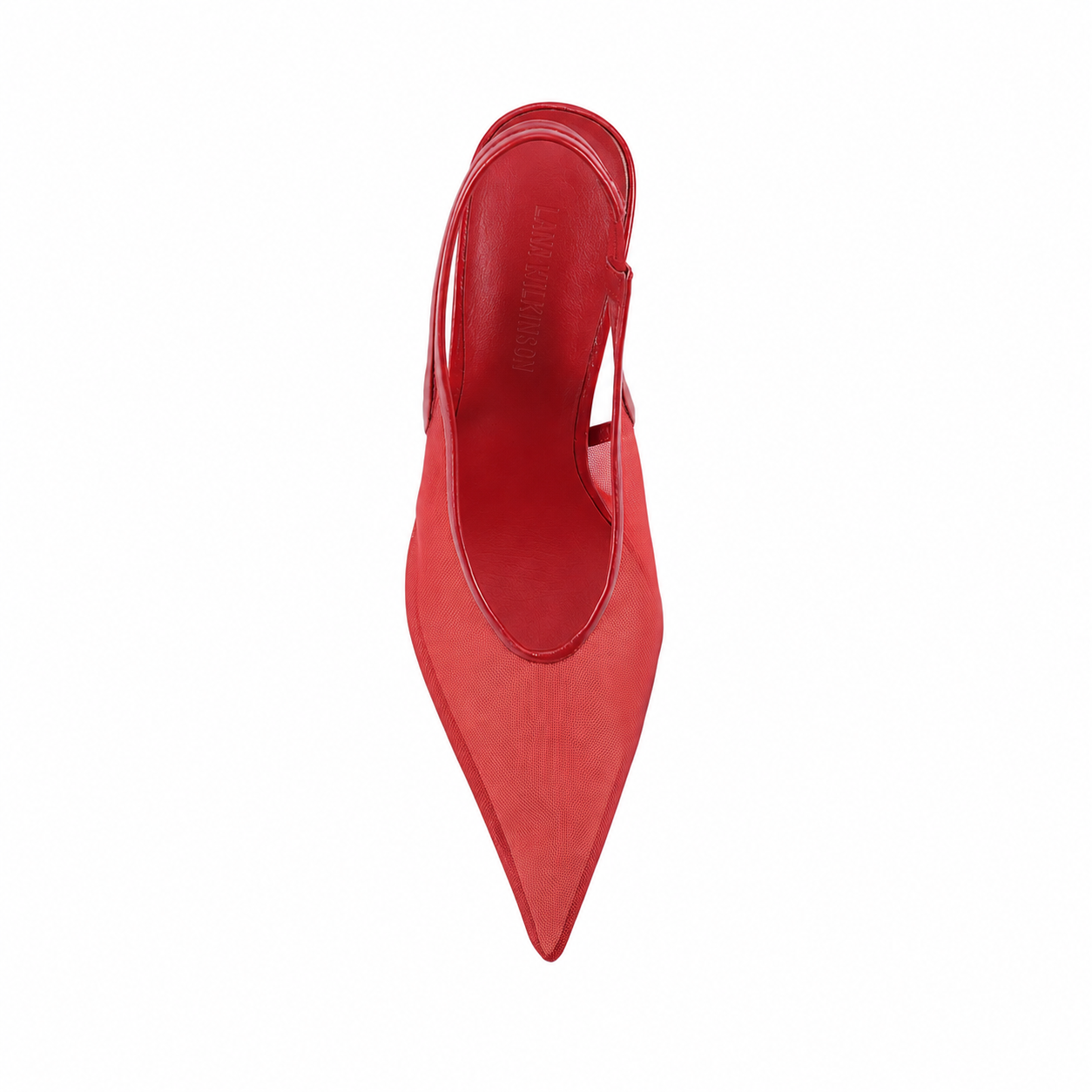 Rochelle Slingback Pump Red Mesh - Lana Wilkinson
