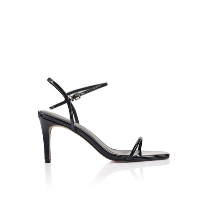 Vicki Sandal Black Patent Leather - Lana Wilkinson