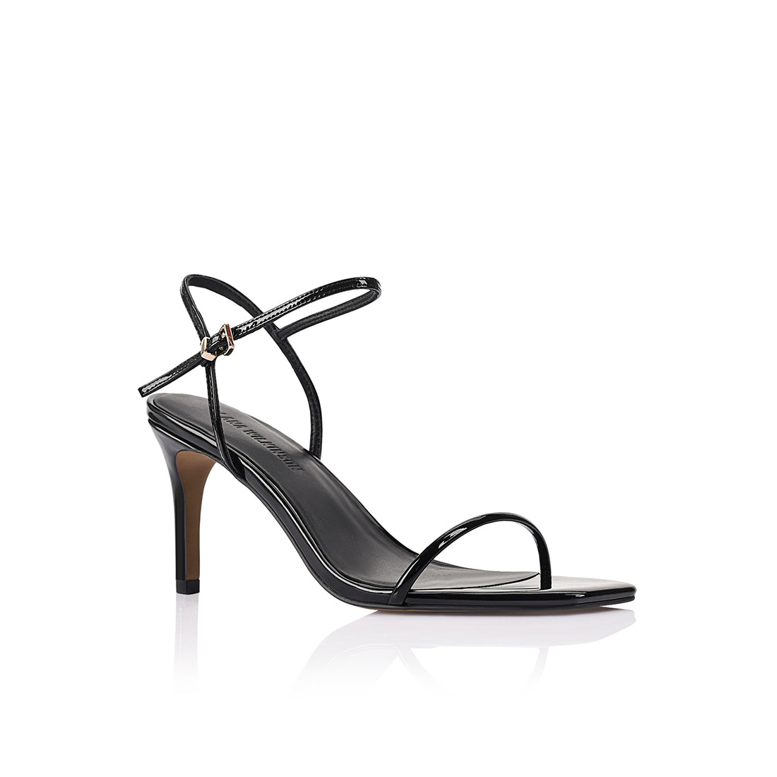 Vicki Sandal Black Patent Leather - Lana Wilkinson