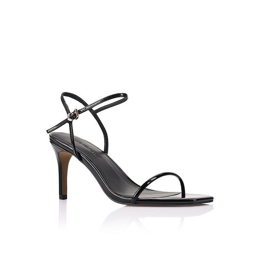 Vicki Sandal Black Patent Leather - Lana Wilkinson