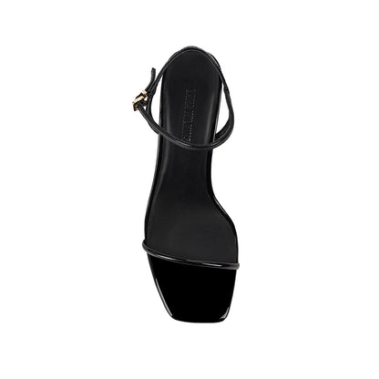 Vicki Sandal Black Patent Leather - Lana Wilkinson