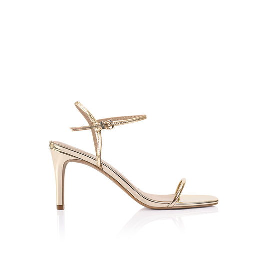 Vicki Sandal Gold Metallic Leather - Lana Wilkinson 