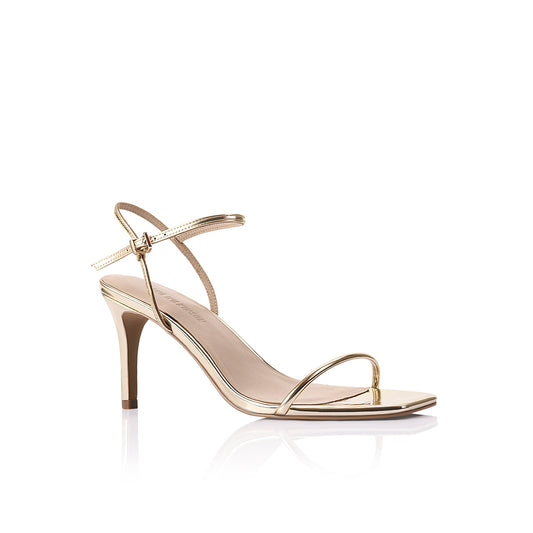 Vicki Sandal Gold Metallic Leather - Lana Wilkinson 