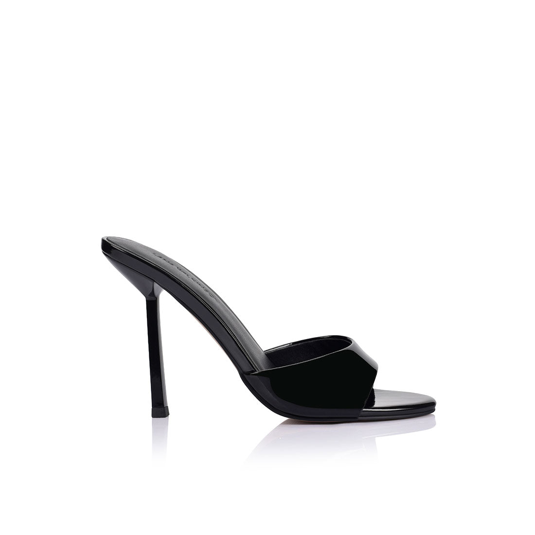 Whitney Mule Black Patent - Lana Wilkinson