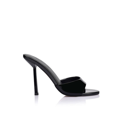 Whitney Mule Black Patent - Lana Wilkinson