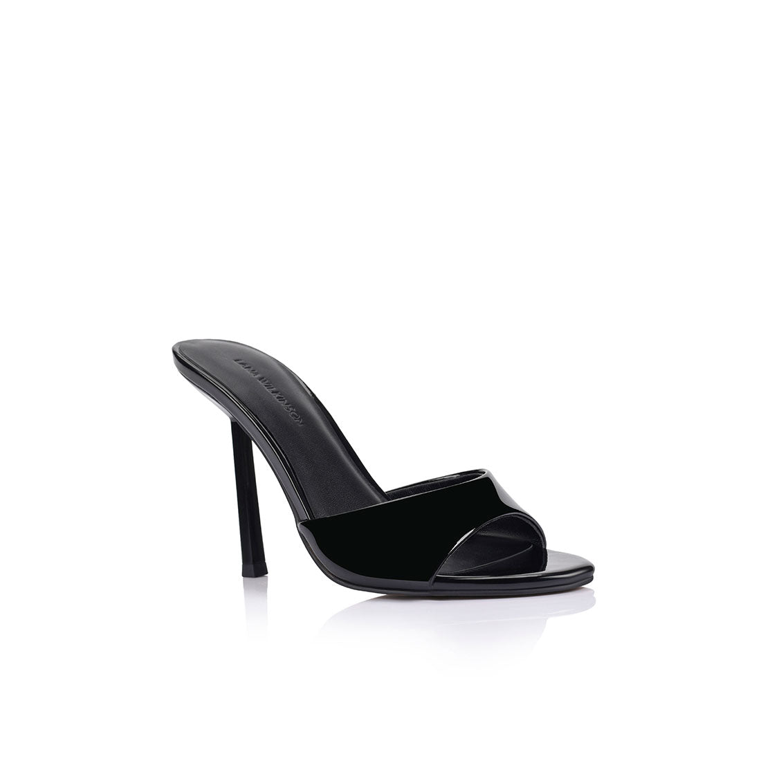 Whitney Mule Black Patent - Lana Wilkinson