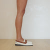 Addison Loafer Brown Suede & Ivory Leather - Lana Wilkinson