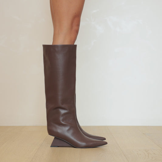 Ben Boot Brown Leather - Lana Wilkinson