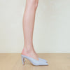 Bette Pump Periwinkle Leather - Lana Wilkinson