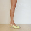 Celine Pump Lemongrass Leather - Lana Wilkinson